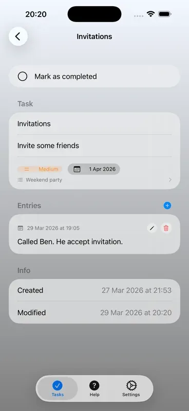 Task Details