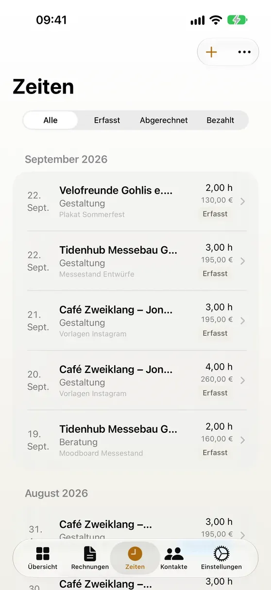 Time tracking